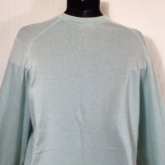 Brooks Brothers Mens Crewneck Sweater Size XL Lightweight 100% Scottish Cashmere - Picture 5 of 16